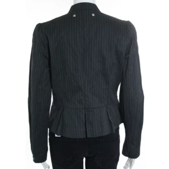 CONVERSE JOHN VARVATOS RUFFLE DETAIL JACKET SZ S - Picture 3 of 8